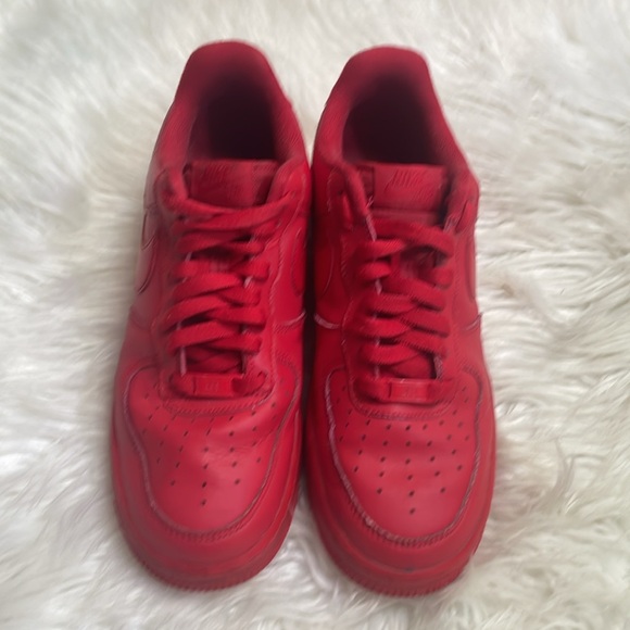 Red Nike Air Force 1’s - Picture 2 of 9
